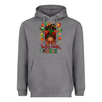 Storm santa's favorite nurse afro messy bun Heavyweight Hoodie - texasbilliewilder