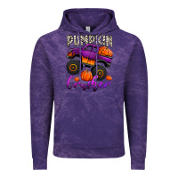 Cloud Purple pumpkin crusher monster truck Vintage Hoodie - Jasminsmagicworld