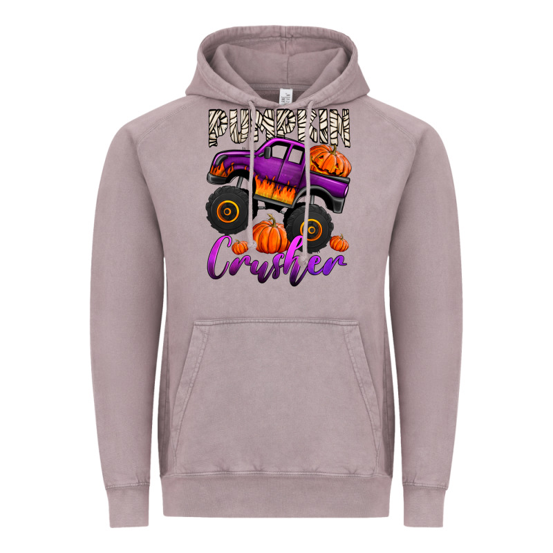 Pumpkin Crusher Monster Truck Vintage Hoodie by Jasminsmagicworld | Teevron