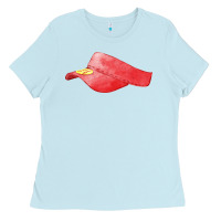 Red Softball Visor Fa Element Ladies Tee | Teevron