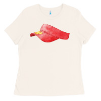 Bone red softball visor fa element Ladies Tee - FaDigitalArtStudio