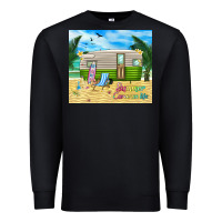 Black summer caravan life Premium Sweatshirt - TumblerDesignByShophia