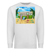 Oatmeal Heather summer caravan life Premium Sweatshirt - TumblerDesignByShophia