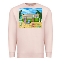 Pale Pink summer caravan life Premium Sweatshirt - TumblerDesignByShophia