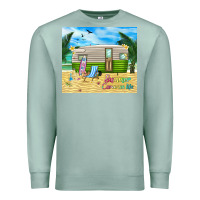 Seafoam summer caravan life Premium Sweatshirt - TumblerDesignByShophia