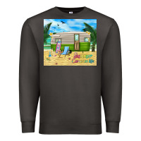 Smoke summer caravan life Premium Sweatshirt - TumblerDesignByShophia