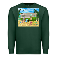 Sports Green summer caravan life Premium Sweatshirt - TumblerDesignByShophia