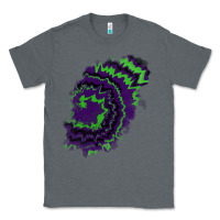 Charcoal Heather tie dye patch Classic Tee - RanaPortraitStore