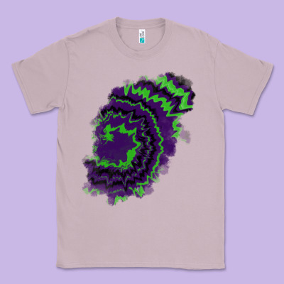Tie Dye Patch Classic Tee Designed By Ranaportraitstore