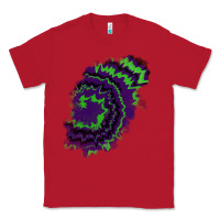 Red tie dye patch Classic Tee - RanaPortraitStore