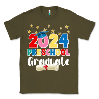 Army Green 2024 preschool graduate Classic Tee - JahusDesignShop