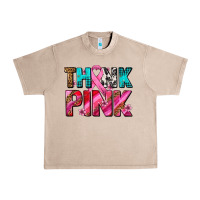 French Oak think pink cancer ribbon Urban Heavy Tee - AdoDesignShop