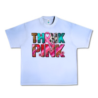Grape Ice think pink cancer ribbon Urban Heavy Tee - AdoDesignShop