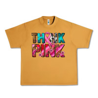 Peanut Butter think pink cancer ribbon Urban Heavy Tee - AdoDesignShop