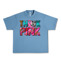Think Pink Cancer Ribbon Urban Heavy Tee | Teevron