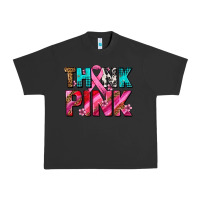 Pigment Black think pink cancer ribbon Urban Heavy Tee - AdoDesignShop