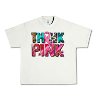 Pistachio think pink cancer ribbon Urban Heavy Tee - AdoDesignShop