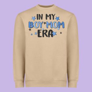 In My Boy Mom Era Heavyweight Sweatshirt Designed By Maliassmallbusiness
