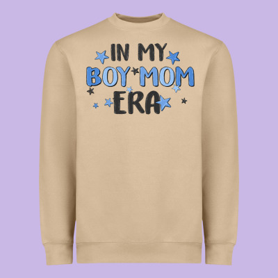 In My Boy Mom Era Heavyweight Sweatshirt Designed By Maliassmallbusiness