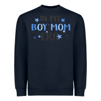 Navy in my boy mom era Heavyweight Sweatshirt - MaliasSmallBusiness