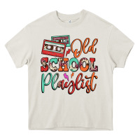 Cream old school playlist cassette Heavy Core Tee - FaDigitalArtStudio