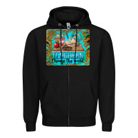 Black teachers change the world mousepad Zipper Hoodie - BarkalooDesign
