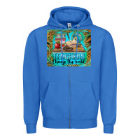 True Royal teachers change the world mousepad Zipper Hoodie - BarkalooDesign