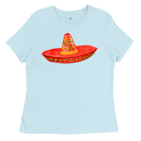 Baby Blue red sombrero fa element Ladies Tee - FaDigitalArtStudio