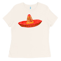 Bone red sombrero fa element Ladies Tee - FaDigitalArtStudio