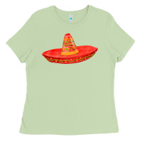 Matcha red sombrero fa element Ladies Tee - FaDigitalArtStudio