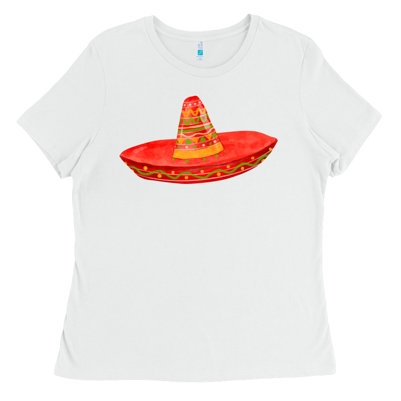 Red Sombrero Fa Element Ladies Tee by FaDigitalArtStudio | Teevron