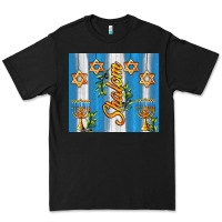 Black shalom with star of david Premium Tee - AdoDesignShop