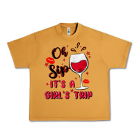 Peanut Butter oh sip it's a girl's trip Urban Heavy Tee - MaliasSmallBusiness