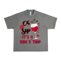 Tornado oh sip it's a girl's trip Urban Heavy Tee - MaliasSmallBusiness