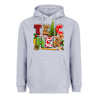 Heather Grey teacher christmas Heavyweight Hoodie - texasbilliewilder