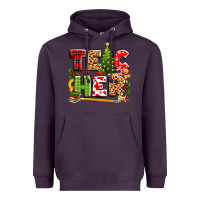 Plum teacher christmas Heavyweight Hoodie - texasbilliewilder