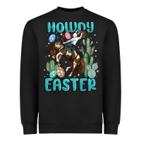 Black howdy easter Heavyweight Sweatshirt - MaliasSmallBusiness
