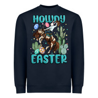Navy howdy easter Heavyweight Sweatshirt - MaliasSmallBusiness