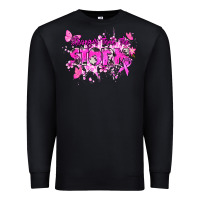 Black Stronger than the storm Cancer Awareness Premium Sweatshirt - HowdyJamesFarm