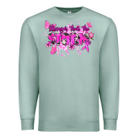 Seafoam Stronger than the storm Cancer Awareness Premium Sweatshirt - HowdyJamesFarm