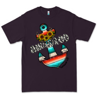 Plum anchored Premium Tee - CowhideDigitalArt