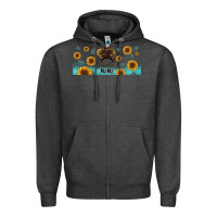Charcoal Heather western mama messy bun Zipper Hoodie - Jasminsmagicworld