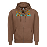 Chestnut western mama messy bun Zipper Hoodie - Jasminsmagicworld