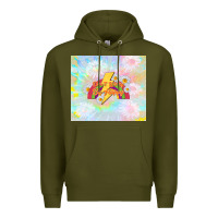 Army Green don't worry be happy Premium Hoodie - TumblerDesignByShophia