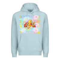 Blue Mist don't worry be happy Premium Hoodie - TumblerDesignByShophia
