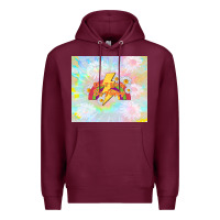 Burgundy don't worry be happy Premium Hoodie - TumblerDesignByShophia