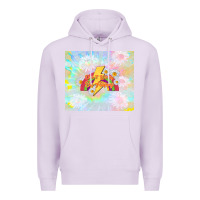 Lilac don't worry be happy Premium Hoodie - TumblerDesignByShophia