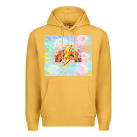 Mustard don't worry be happy Premium Hoodie - TumblerDesignByShophia