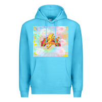 Ocean Blue don't worry be happy Premium Hoodie - TumblerDesignByShophia