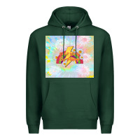 Sports Green don't worry be happy Premium Hoodie - TumblerDesignByShophia